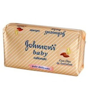 Sabonete Infantil Baby Com óleo de Amêndoas JOHNSON & JOHNSON'S 80g