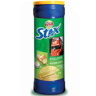 Batata Stax Sour Cream & Onion ELMA CHIPS 156g