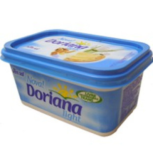 Margarina Cremosa Light DORIANA sem Sal 500g