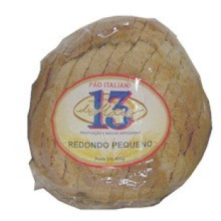 Pão Italiano Redondo Pequeno Corta TREZE DE MAIO 400g