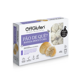 Pão de Batata Doce e Chia OFFGLUTEN 450g