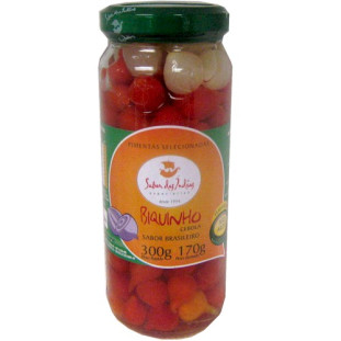 Pimenta Biquinho com Cebola SABOR DAS ÍNDIAS 300g