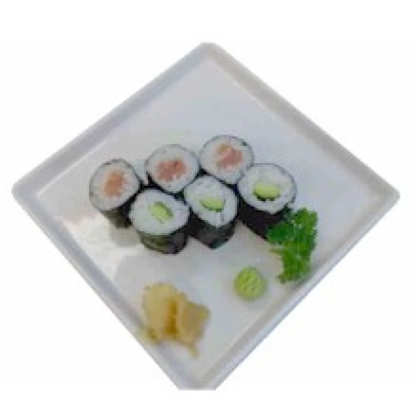 Hossomaki Atum e Pepino KAPPA SUSHI Meia Porção 6 Unidades
