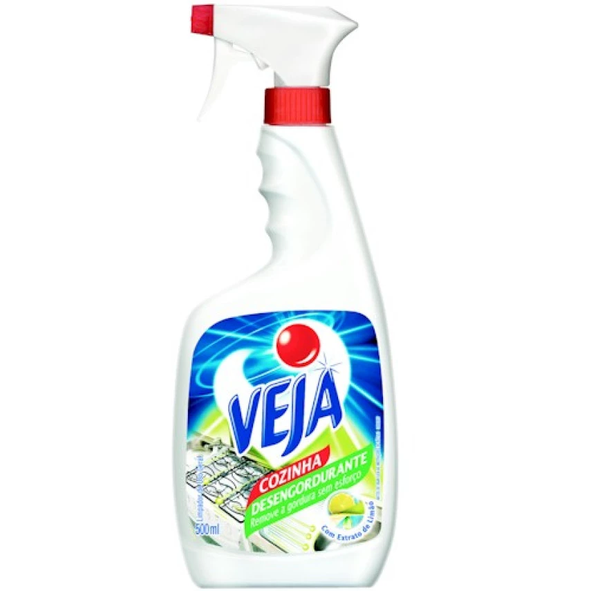 Limpador Desengordurante Pulverizador Cozinha Limão VEJA 500ml