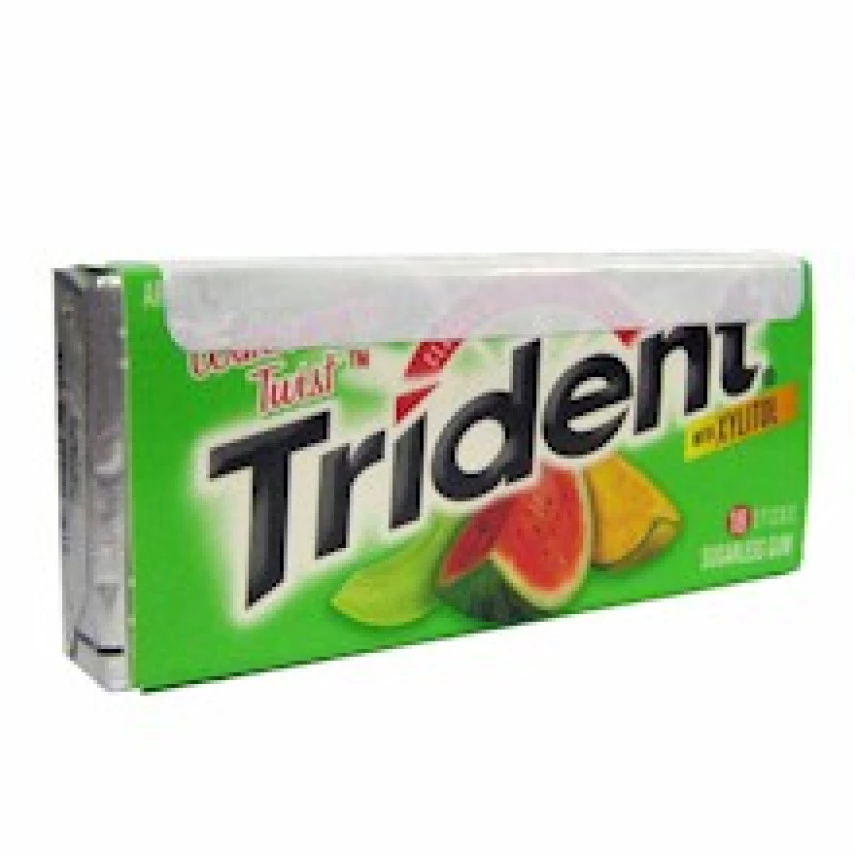CHICL TRIDENT TWIST WATERMELON 26,6G