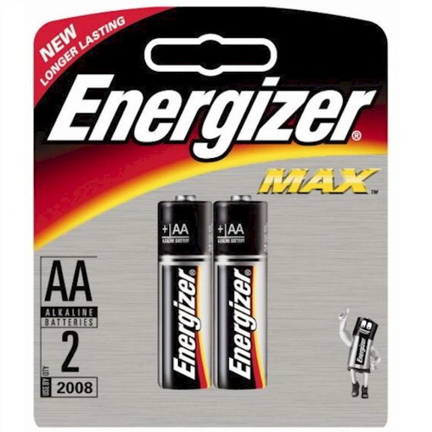 PILHA ENERGIZER MAX PQ AA C 2UN
