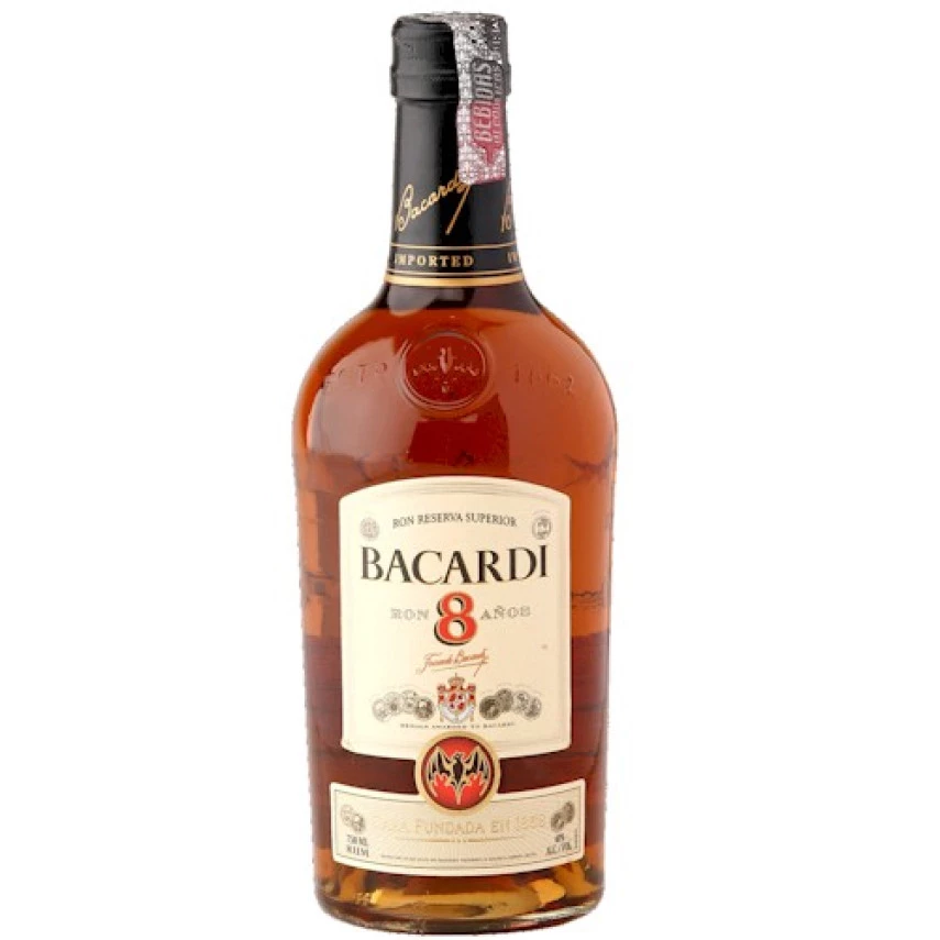 Rum Oro 8 anos BACARDI 750ML