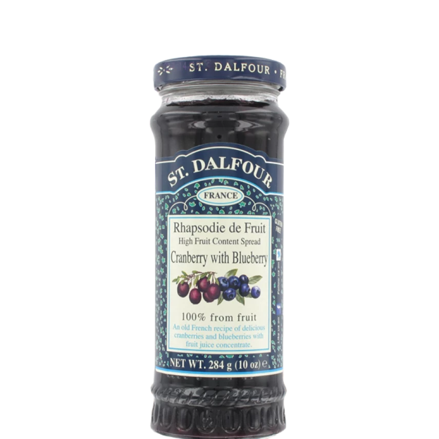 Geleia de Cranberry com Mirtilo ST DALFOUR 284g