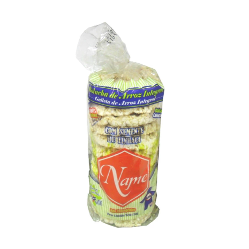 Bolacha de Arroz Integral NAME 130g