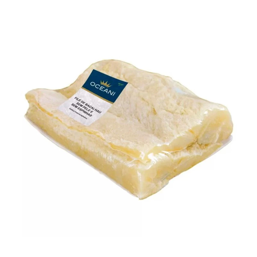 Filé de Bacalhau salgado em pedaços OCEANI 1kg
