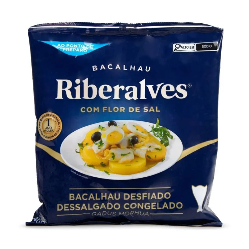 Bacalhau em tiras Desfiado RIBEIRALVES 400g