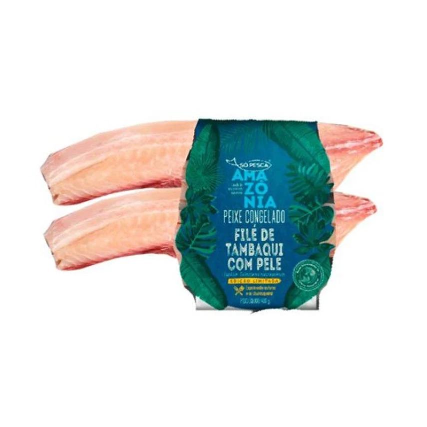 Filé de Peixe Tambaqui Eviscerado com Pele - SO Pesca