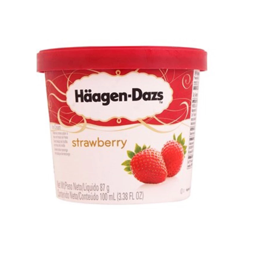 Sorvete Strawberry HÄAGEN-DAZS 100ml