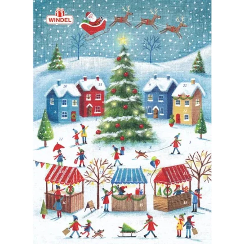 Calendário do Advento com Chocolate ao Leite MULLER 75g