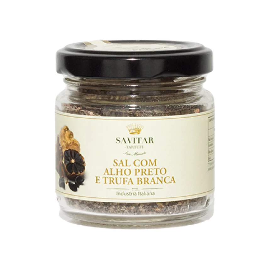 Sal Com Alho Preto e Trufa Branca SAVITAR 80g