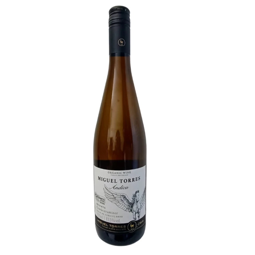 Vinho Chileno Branco Gewurztraminer Ándica MIGUEL TORRES 750ml