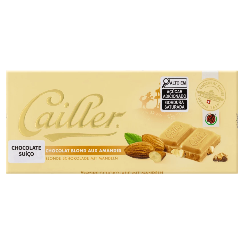 CHOC CAILLER BRANCO AMENDOA 100G