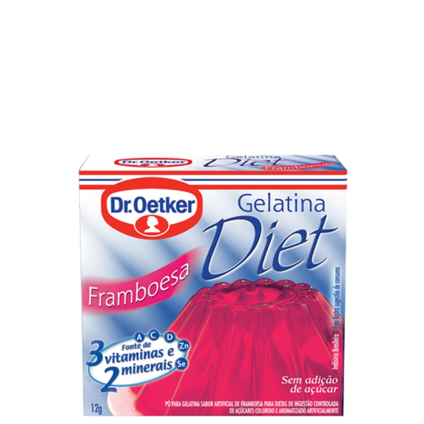 GELATINA OETKER DIET FRAMBOESA 12G