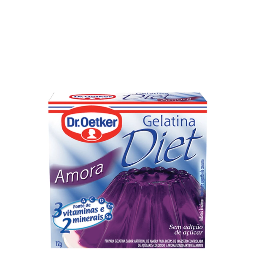 GELAT OETKER DIET AMORA 12G             