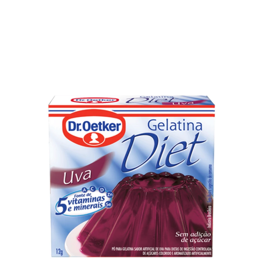 GELAT OETKER DIET UVA 12G               