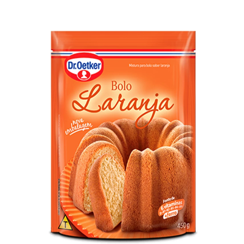 Mistura para Bolo Sabor Laranja DR. OETKER 450g
