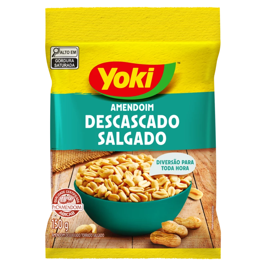 Amendoim Descascado e Salgado YOKI 110g