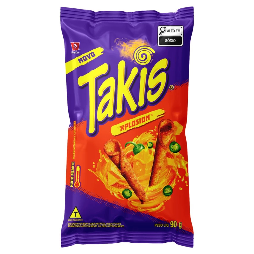 Salgadinho Xplosion Flow Bar TAKIS 90g