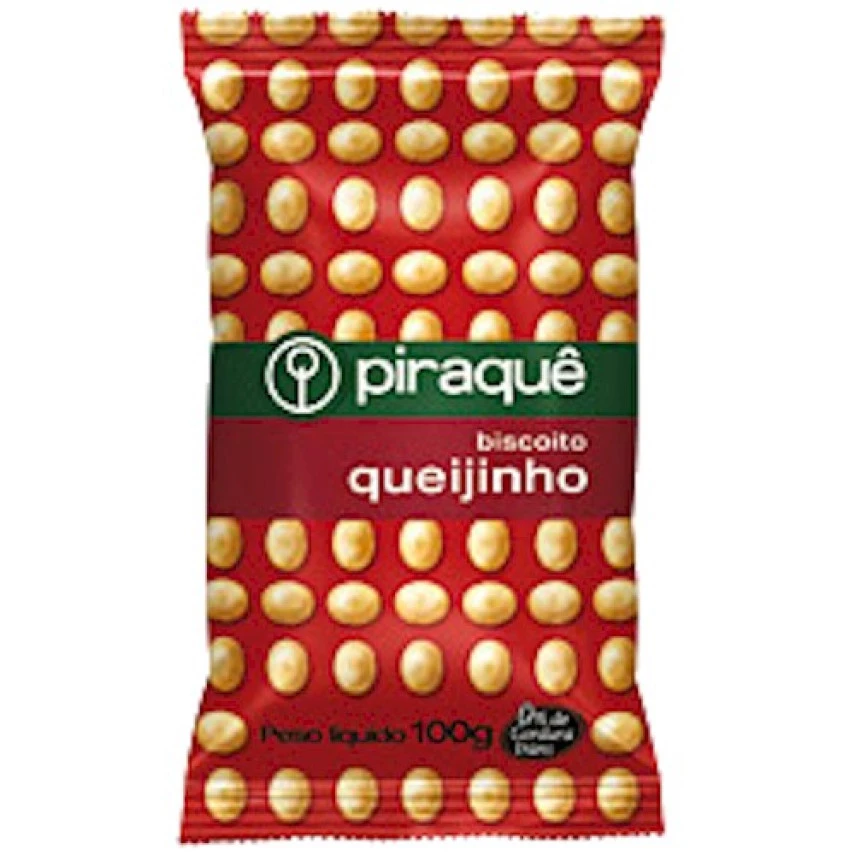 Biscoito Salgadinho Queijinho PIRAQUÊ 100g