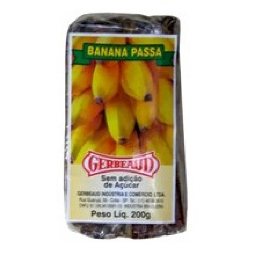 Banana Passa GERBEAUD sem Adição de Açúcar 200g
