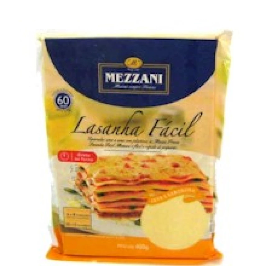 Lasanha Para Lazanha Fácil MEZZANI 400g