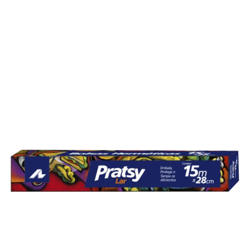 FILME PVC 28X15CM 15MT PRATSY