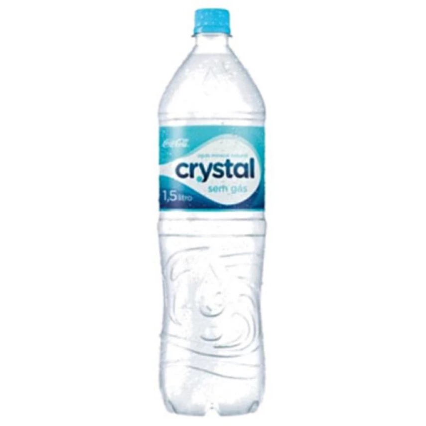 Água Mineral Natural Sem Gás CRYSTAL 1,5l