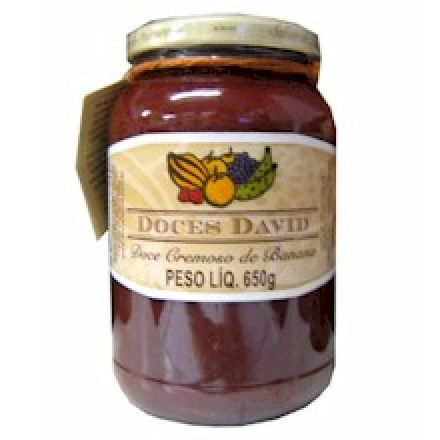 BANANA CREM DOCES DAVID 650G