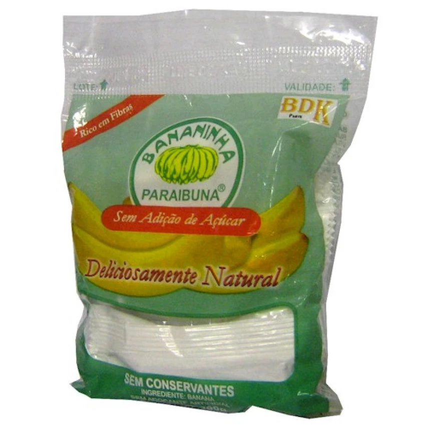 BANANINHA PARAIBUNA S ACUCAR 200G