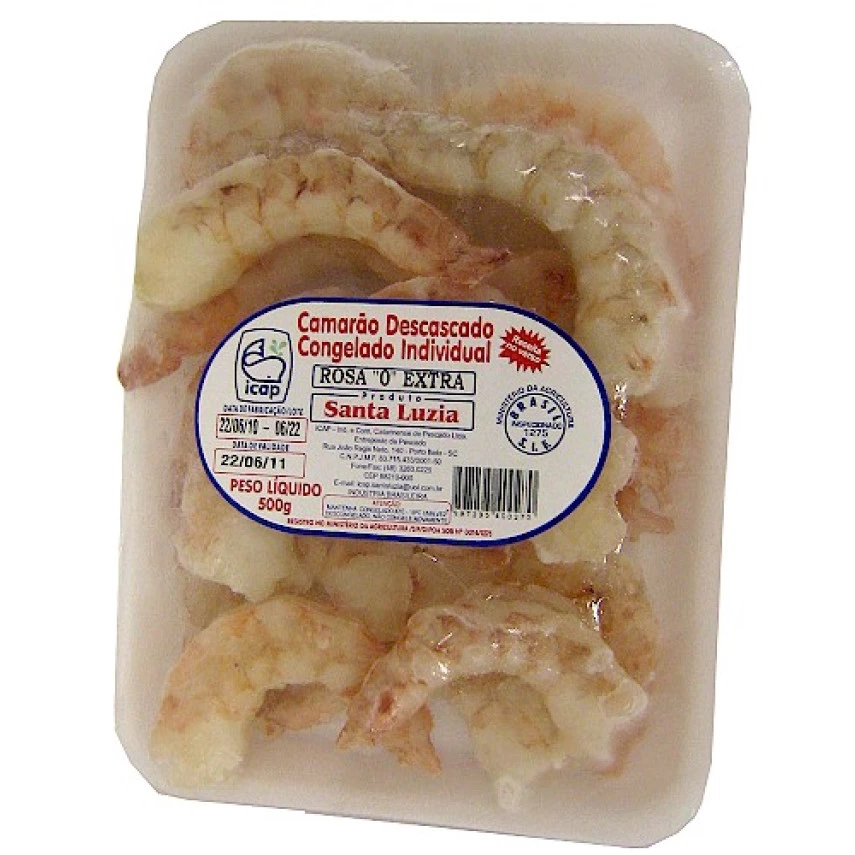 Camarão Rosa "0" Extra SANTA LUZIA 500g