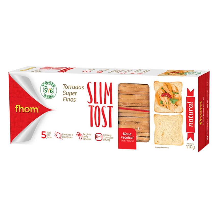 TORR FHOM SLIM TOST NAT 110G