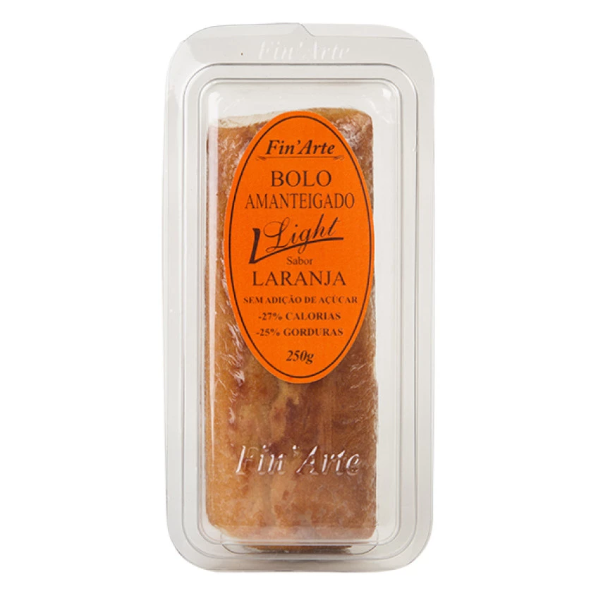 BOLO FIN ARTE LARANJA LIGHT 250G