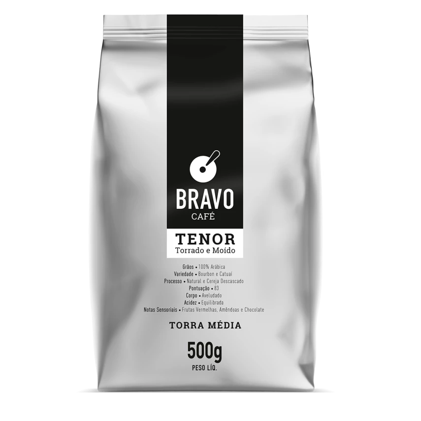 Café Torrado e Moído Tenor BRAVO CAFÉ 500g