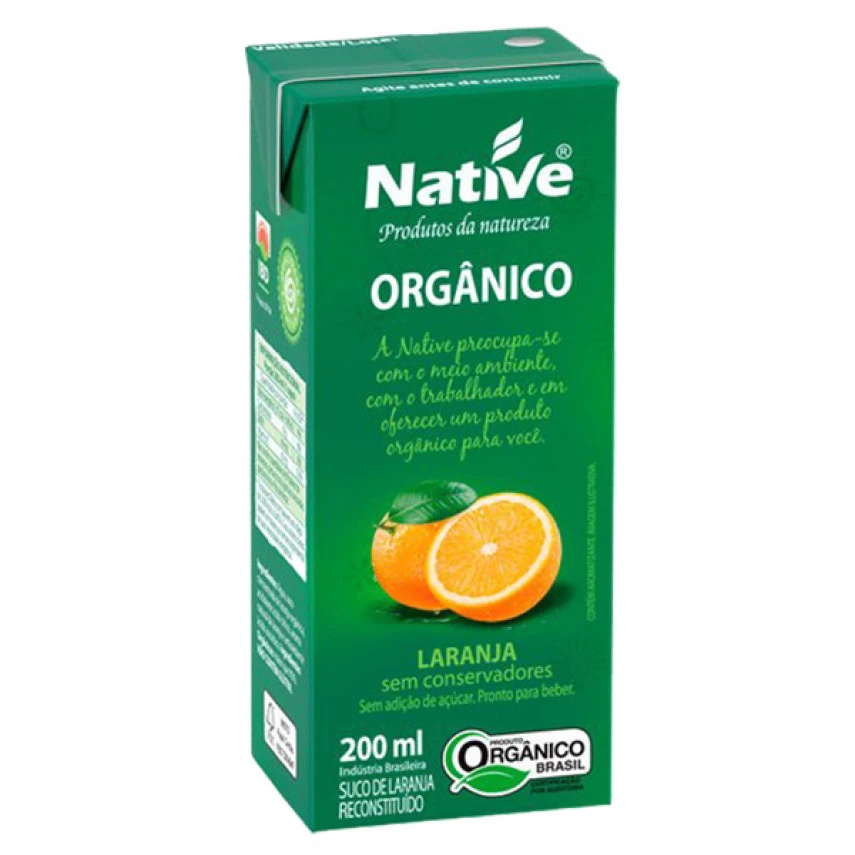 NECTAR NATIVE ORG LARANJA 200ML