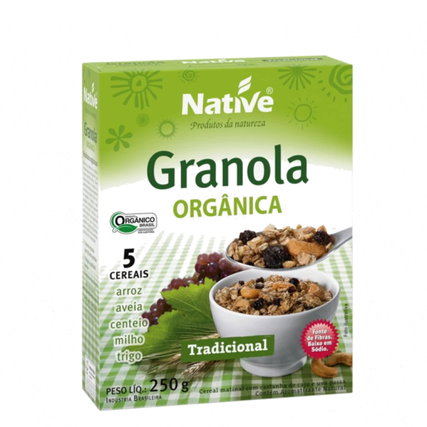 Granola Tradicional Orgânica NATIVE 250g