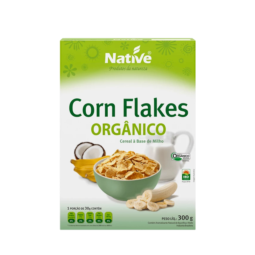 Corn Flakes Orgânico NATIVE 300g