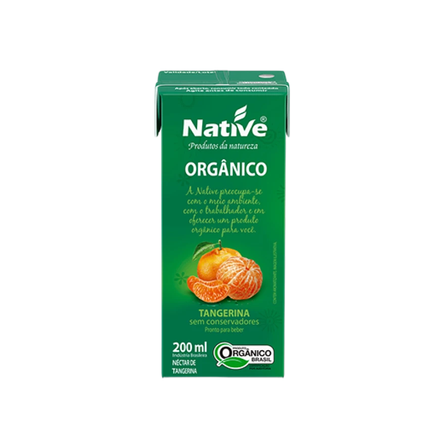 Néctar Tangerina Orgânico NATIVE 200ml
