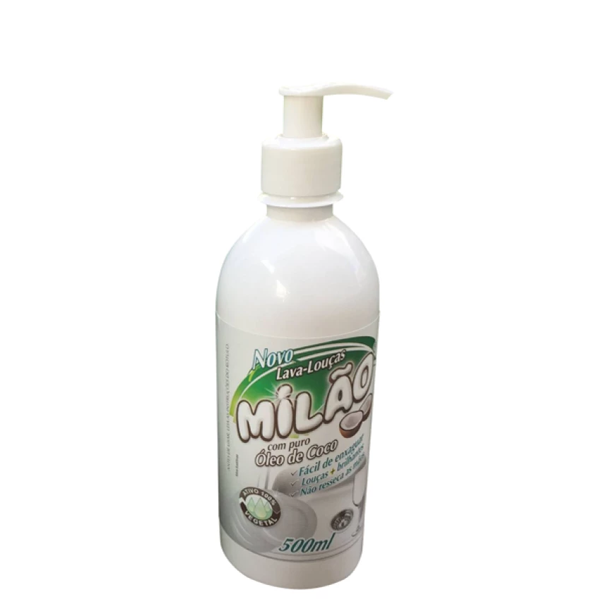 Lava Louça Líquido com Óleo de Coco MILÃO 500ml