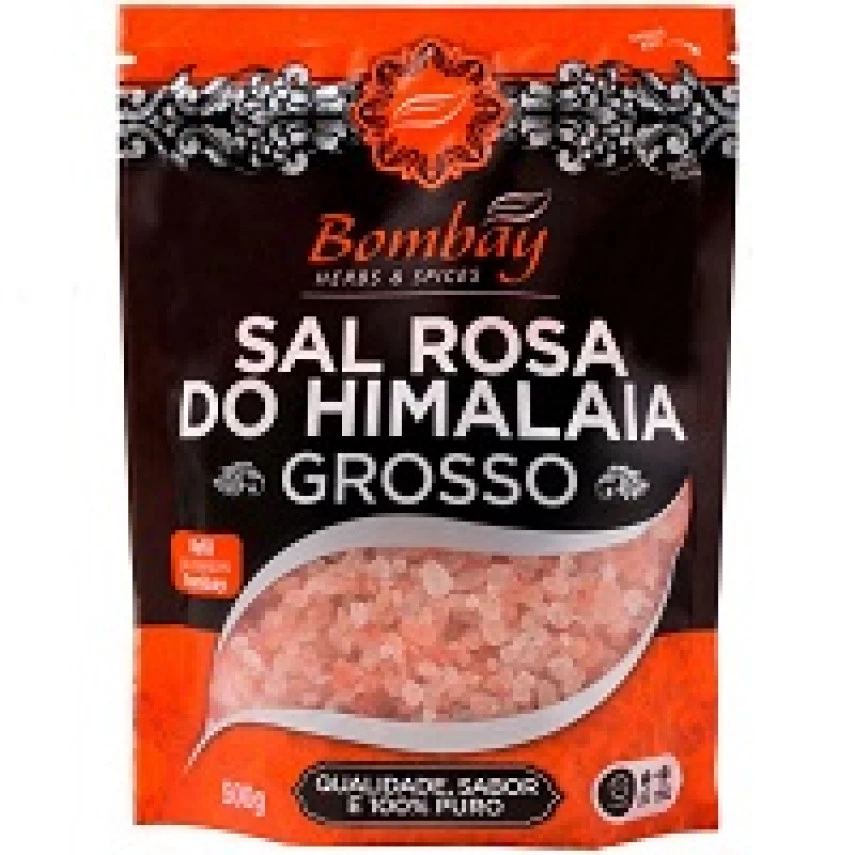 Sal Rosa Do Himalaia Grosso Pouch BOMBAY 500g