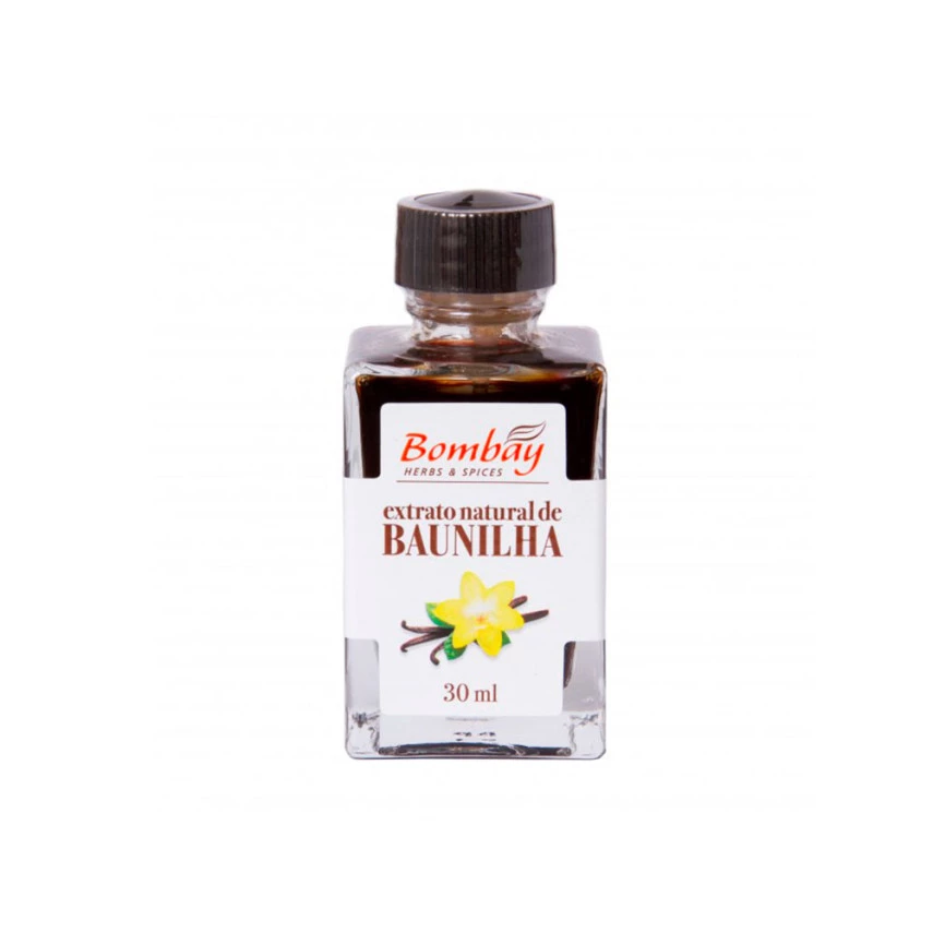 Extrato Natural de Baunilha BOMBAY 30ml