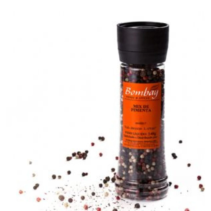 Mix de Pimenta com Moedor BOMBAY 50g