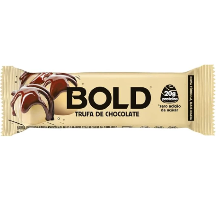 Barra de Proteína de Trufa de Chocolate BOLD 60g