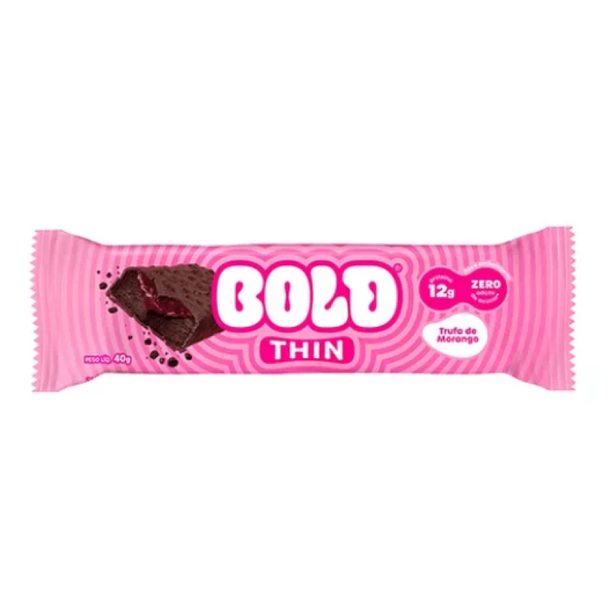 Barra de Proteína de Trufa de Morango BOLD 40g