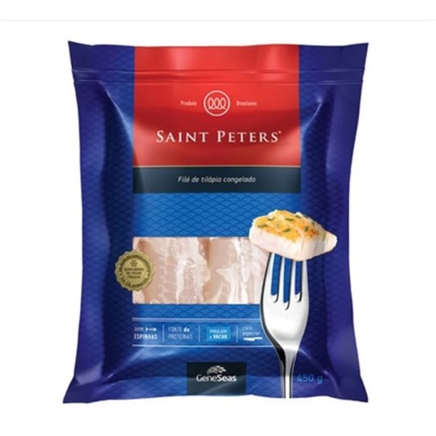 Filé de Tilápia Congelado SAINT PETERS 450g