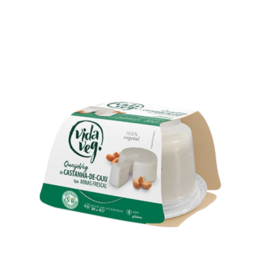 Queijo Minas Frescal com Castanha de Caju VIDA VEG 200g